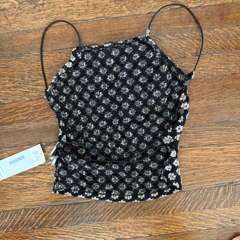 NWT Maryam Nassir Zadeh Backless Textured Knit Top – Size 2 - Picture 4 of 5